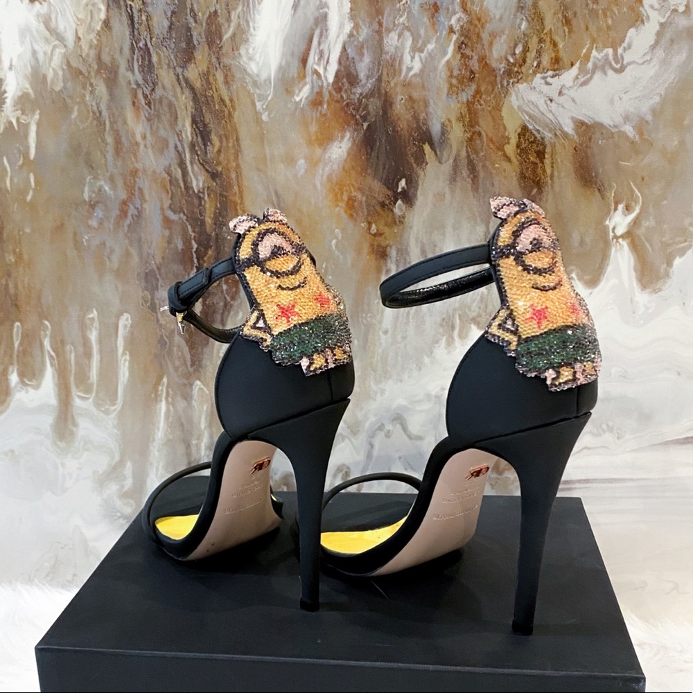 Ruthie Davis X Minions Despicable Me Black Heels